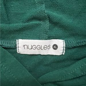 Pine Green Nuggles Hoodie Dress